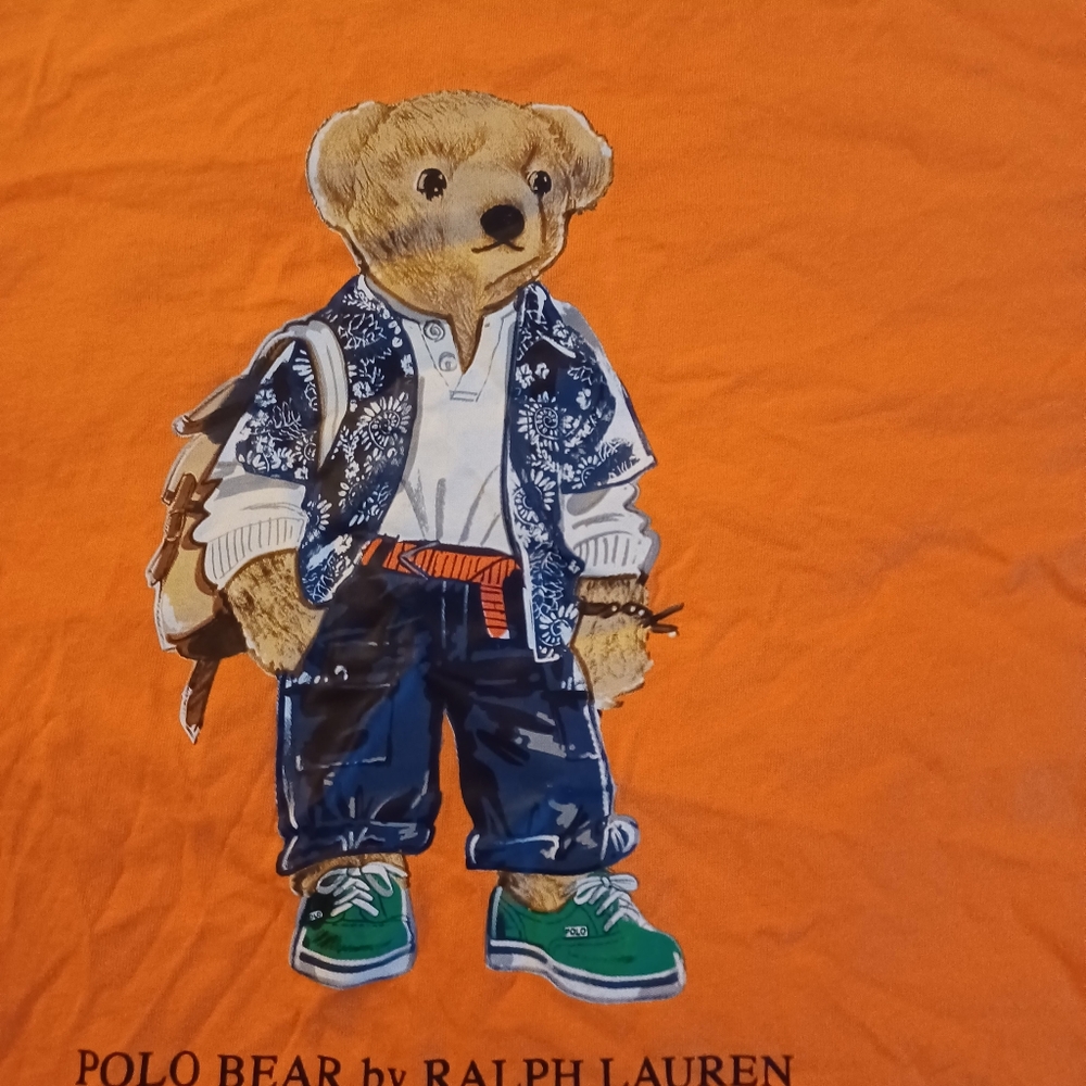 Ralph Lauren Girls Youth Polo Bear T-Shirt Sz L (14-16) - Picture 2 of 3